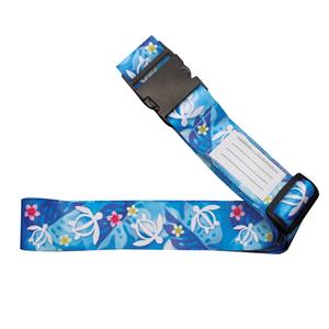 Luggage Strap, Honu Floral