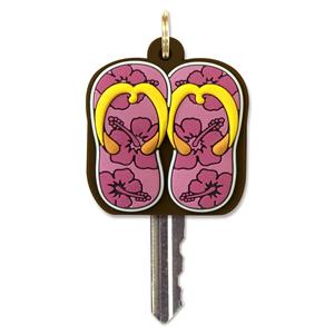 Key Cover, Slippers Pink
