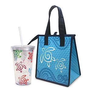 Honu Swirl Tote & Tumbler Gift Set